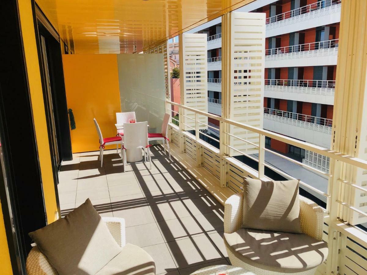 Vacances A Nice Terrasse Ensoleillee & Parking A La Gare Du Sud Exterior foto